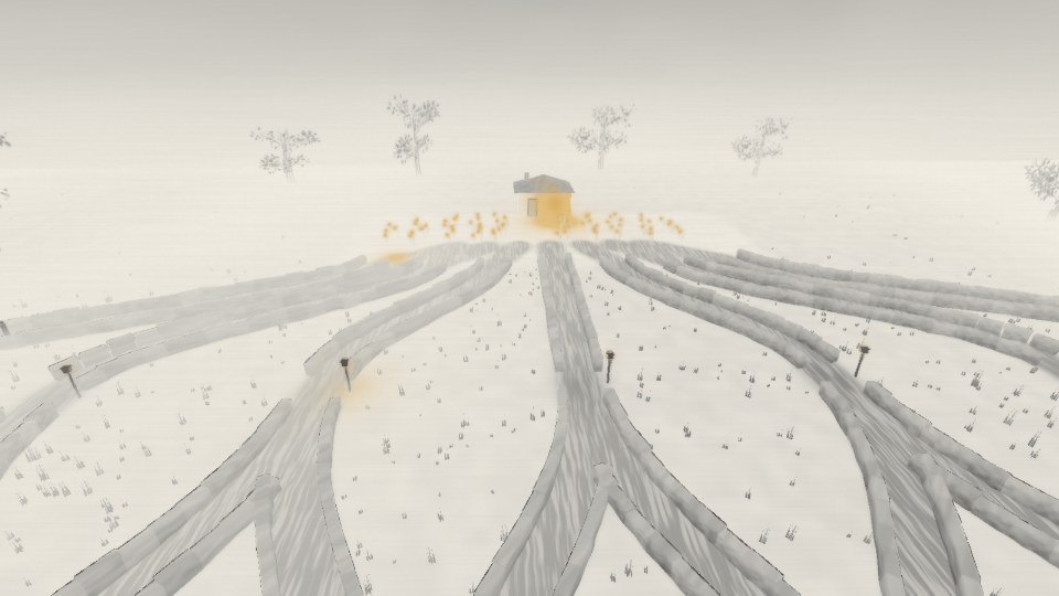A view inside The Garden of Forking Paths