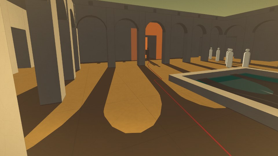 A view inside The House of Asterion